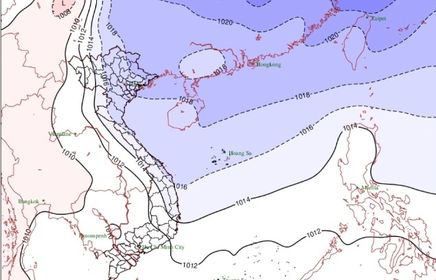 Cold air intensifies, bringing rain and drizzle to northern and north-central Vietnam